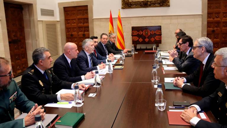 Reunión de la Junta de Seguretat de Catalunya. Foto: ACN