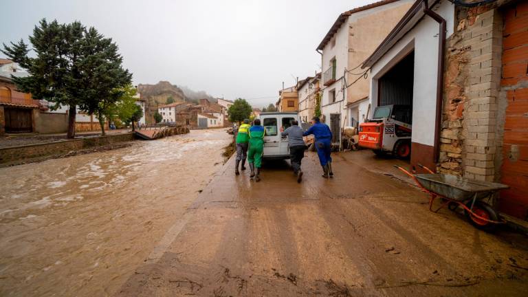 Los aguaceros han llegado a varias partes de España. Foto: EFE