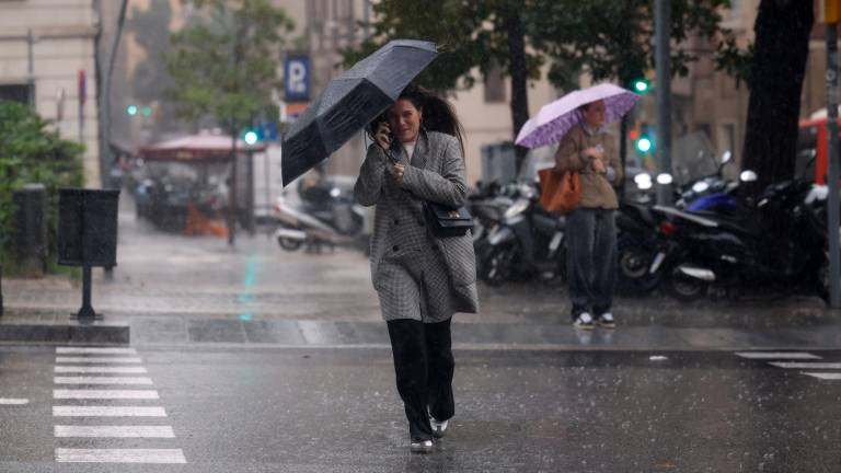 Se prevén lluvias intensas este martes en Terres de l’Ebre. Foto: EFE