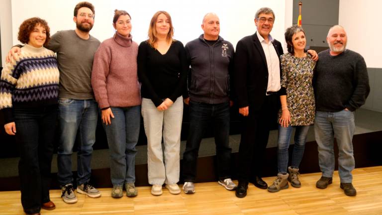 Representants de les cooperatives, en la presentació de SomRuralitats a Tortosa. Foto: ACN