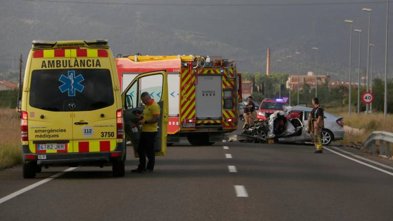 Los ocupantes del camión recibieron el alta en el mismo lugar del accidente. Foto: ACN