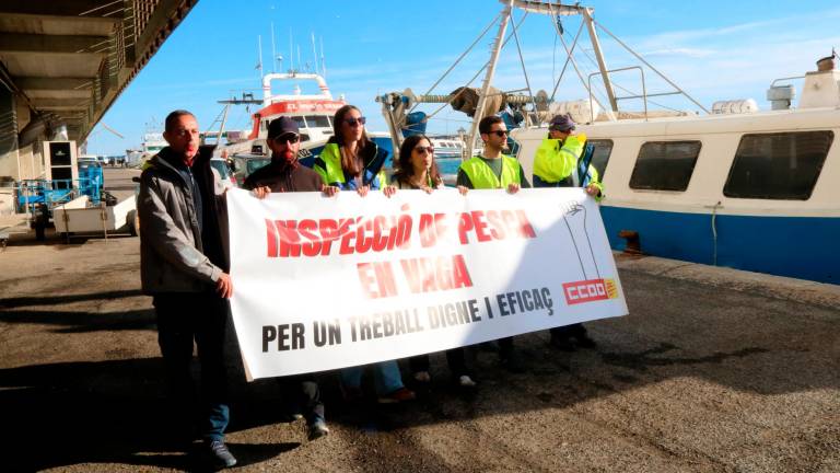 Imatge de la manifestació d’aquest dimecres a la Ràpita. Foto: ACN