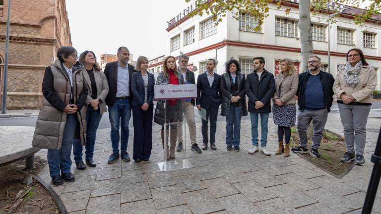 Una imatge d’arxiu del govern presentant el pla d’inversions al passeig. Foto: Àngel Ullate