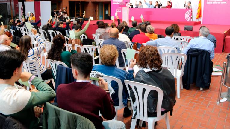 $!Votación en la Universitat Pompeu Fabra, este domingo. FOTO: ACN