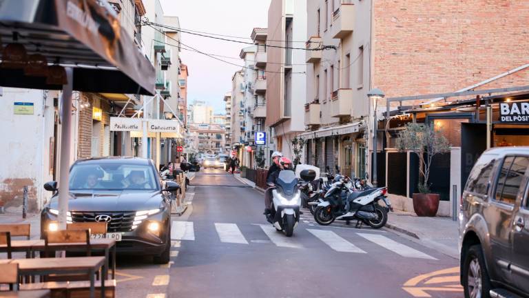 La calle Pau Casals se convertirá en plataforma única. Foto: Alba Mariné