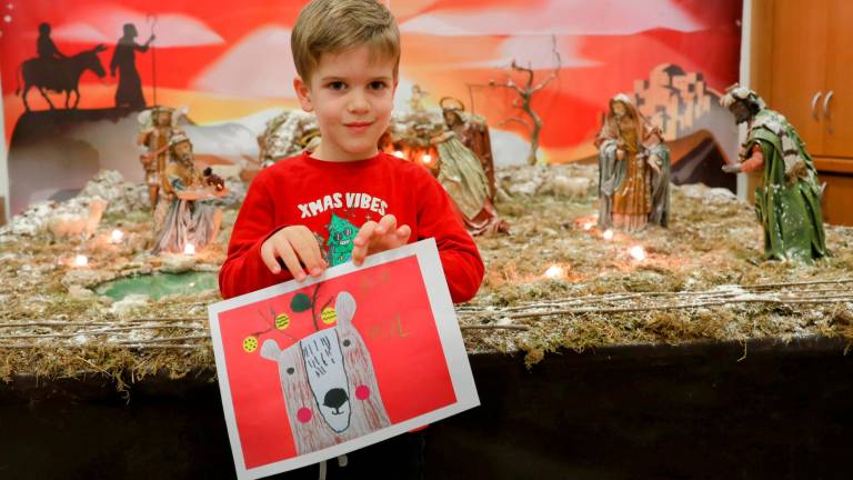 Marc Salla (4 años), ganador de la categoría de menos de 6 años.