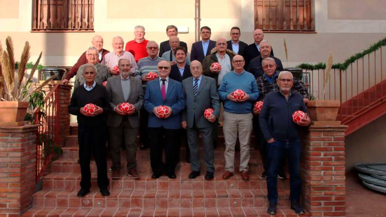 Casa Joan Miret ha sido el punto de encuentro con los socios. Foto; Nàstic