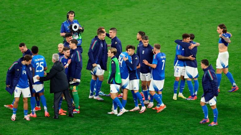 La selección italiana conseguía ayer sus tres primeros puntos. Foto: EFE