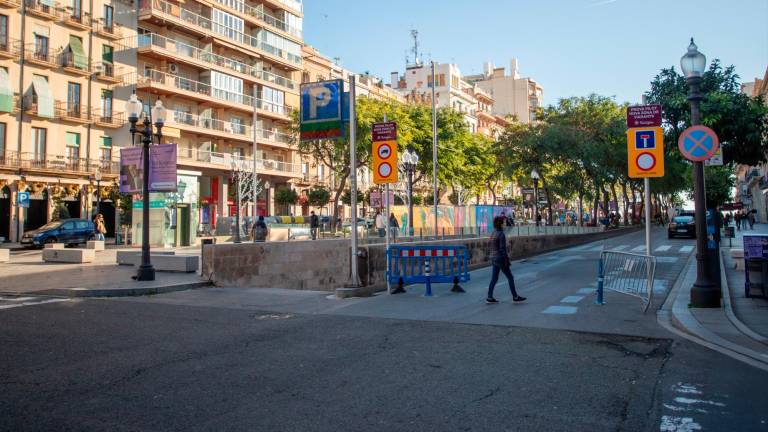 El primer tramo de la Rambla Nova es peatonal desde el pasado 28 de noviembre. Foto: Marc Bosch