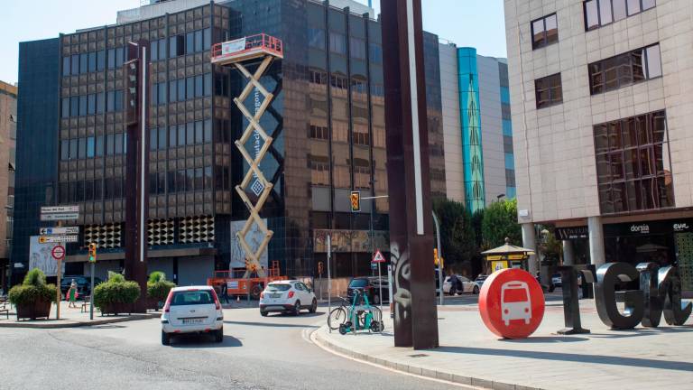 Las actuaciones en el inmueble situado en la Plaça Imperial Tarraco. Foto: Marc Bosch