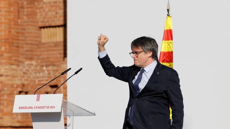 Carles Puigdemont ha tornat a la seva residència a Waterloo (Bèlgica). Foto: EFE