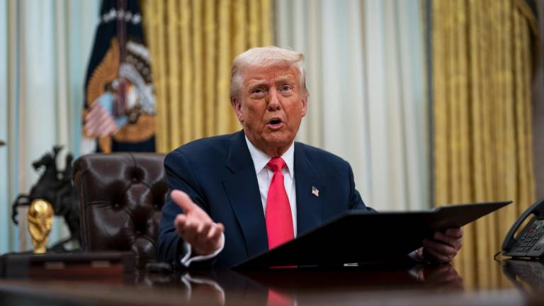 Donald Trump, en la Casa Blanca. Foto: EFE