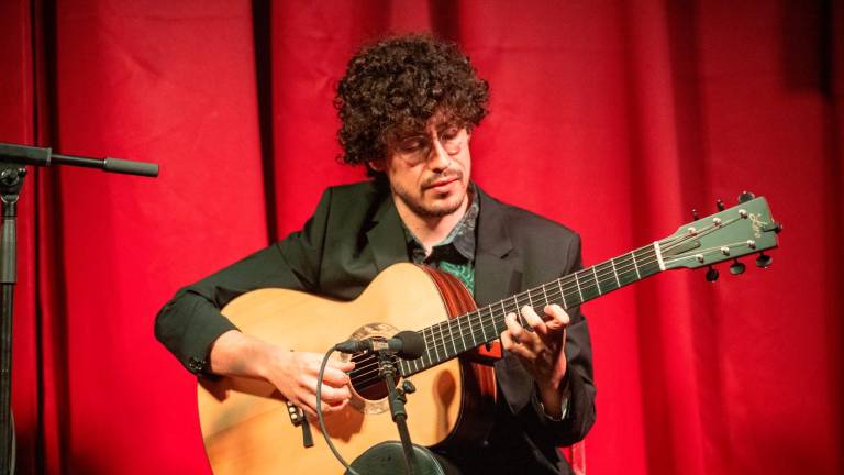 $!El guitarrista y compositor manacorí Sebastià Gris. FOTO: MARC BOSCH