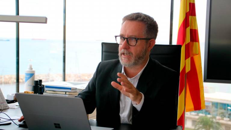 $!El presidente del Port de Tarragona, Saül Garreta. Foto: ACN