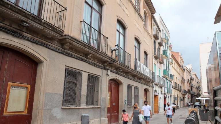 El Centre Catòlic, antiga seu del Bravium Teatre, al carrer de la Presó de Reus. Foto: Alba Mariné/DT