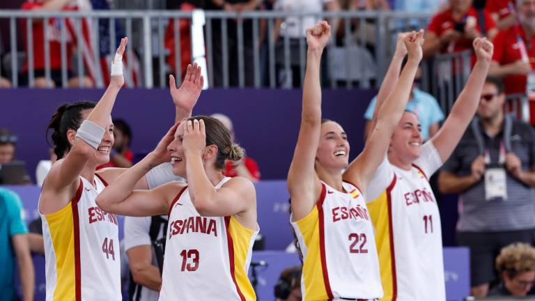 España estará en la final del 3x3 de baloncesto femenino en los Juegos Olímpicos. Foto: EFE