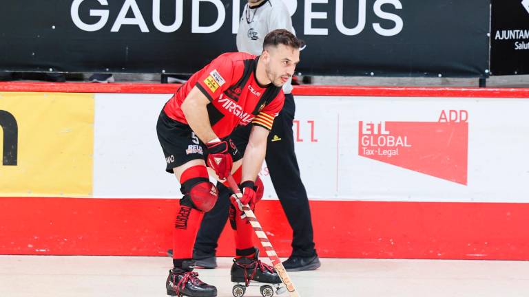 Joan Salvat ejerce una temporada más como capitán del Reus Deportiu. Foto; Alba Mariné