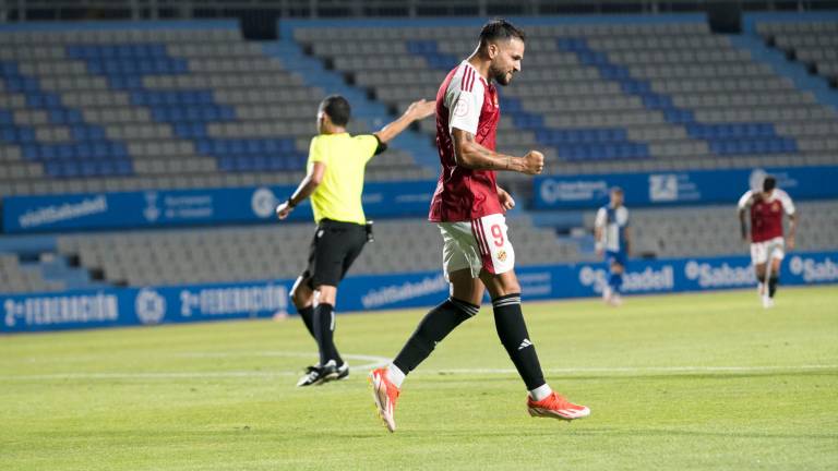 $!Antoñín se estrenó como jugador grana con un gol en la primera oportunidad clara que tuvo. Foto: Baseda/Nàstic