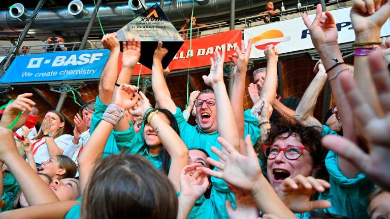 Els Castellers de Vilafranca van guanyar l’últim Concurs de Castells. Foto: Alfredo González