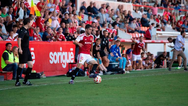 Jardí en un partido en el Nou Estadi esta temporada. Foto: Marc Bosch