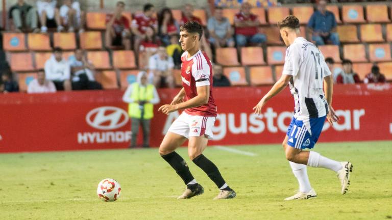 Marc Montalvo jugó todo el partido ante el Tarazona. Foto: Nàstic/Baseda