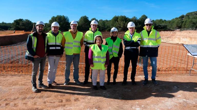 Visita de obras del futuro depósito.