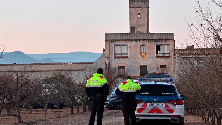 El pistolero se atrincheró en una masía en Riudoms después de disparar a tres compañeros y a un agente de los Mossos d’Esquadra. Foto: Alfredo González