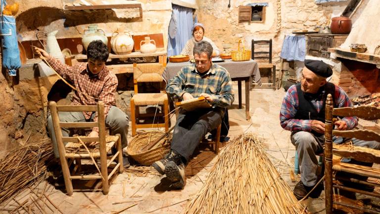 Una de las escenas que forman parte del pesebre. FOTO: Alba Mariné