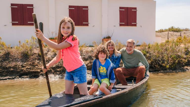 $!‘Perxant’ en las instalaciones de MónNatura Delta de l’Ebre. Foto: MonNatura Delta