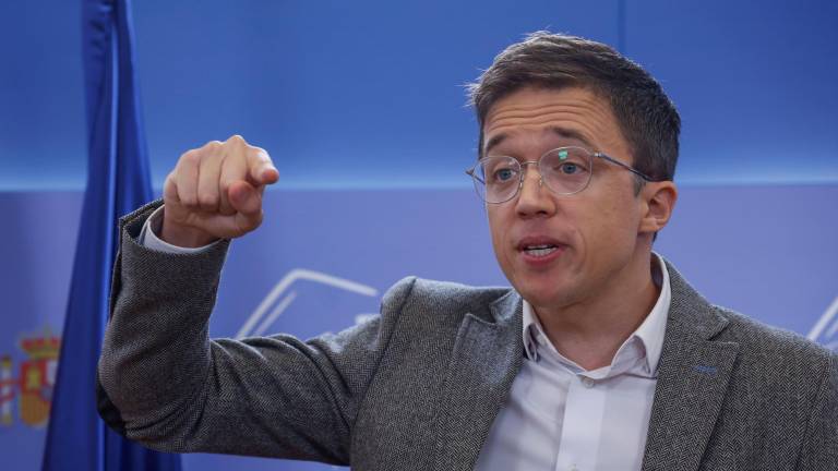 El portavoz de Sumar en el Congreso de los Diputados, Íñigo Errejón. Foto: EFE