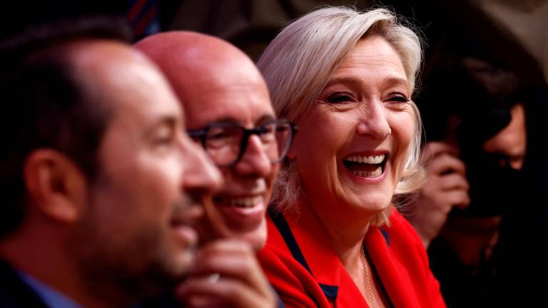 La líder de Agrupación Nacional, Marine Le Pen. Foto: EFE