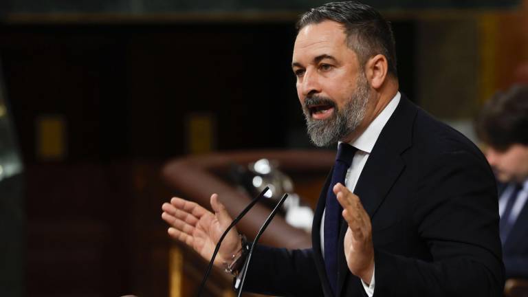 El líder de Vox, Santiago Abascal. Foto: EFE