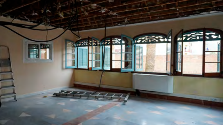 El aspecto actual de la sala, en una fotografía extraída del proyecto. Foto: Ajuntament de Reus