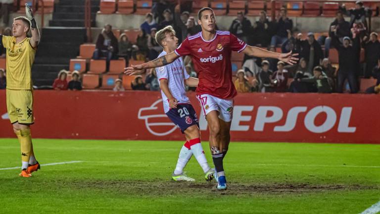 Pablo Fernández volverá a ser una de las armas ofensivas del Nàstic. Foto; Marc Bosch