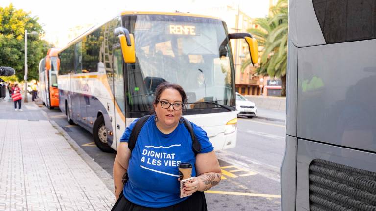 La portavoz de Dignitat a les Vies, Ana Gómez. foto: Àngel Ullate