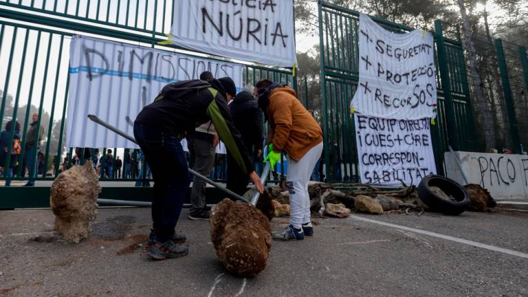 Imagen de una de las protestas que se llevaron a cabo en la cárcel de Tarragona. Foto: Marc Bosch