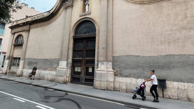 La façana de l’església de Sant Francesc serà rehabilitada tot coincidint amb l’efemèride. foto: alfredo gonzález