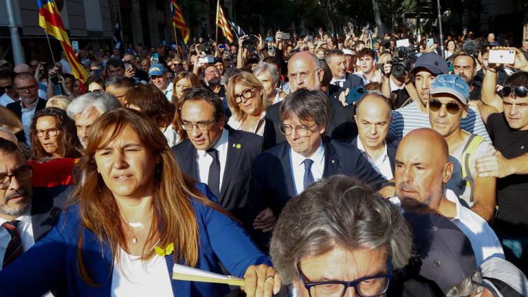 El retorn de Puigdemont el passat 8 d’agost. Foto: EFE