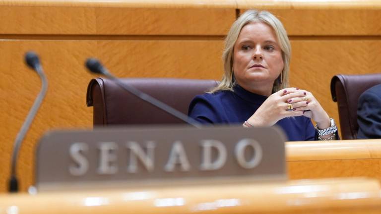 La senadora del PP Marimar Blanco, hermana del concejal asesinado por ETA en 1997 Miguel Ángel Blanco. Foto: EFE