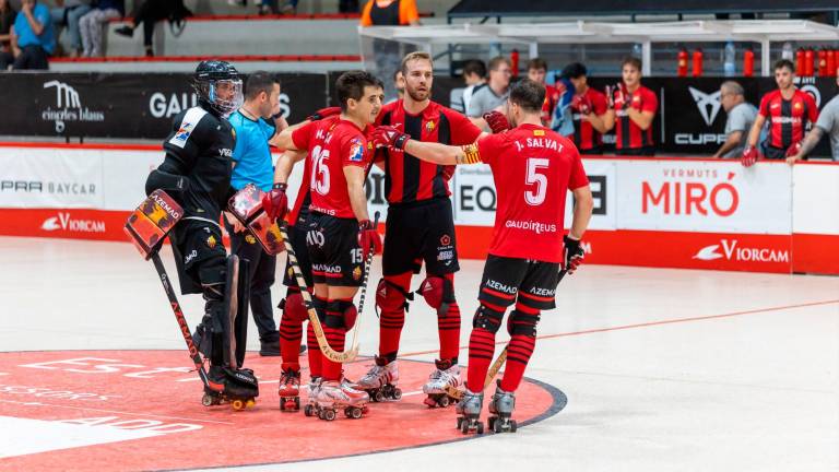 El Reus Deportiu derrotó al Sant Just en un exigente debut en casa en la OK Liga. Foto: Juanjo Viña