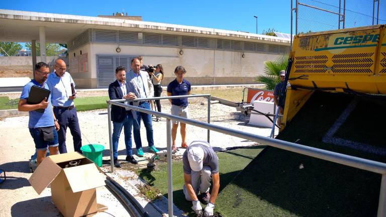 $!Comença la renovació dels camps de futbol municipals a Tarragona
