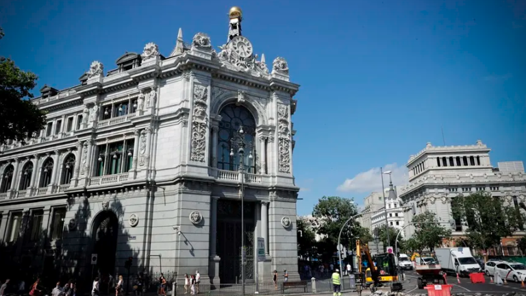 La fachada del Banco de España. Foto: EFE