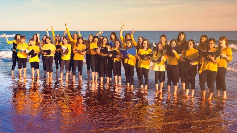 Actualmente el Cor Sant Esteve cuenta con una treintena de voces infantiles. Foto: Cedida