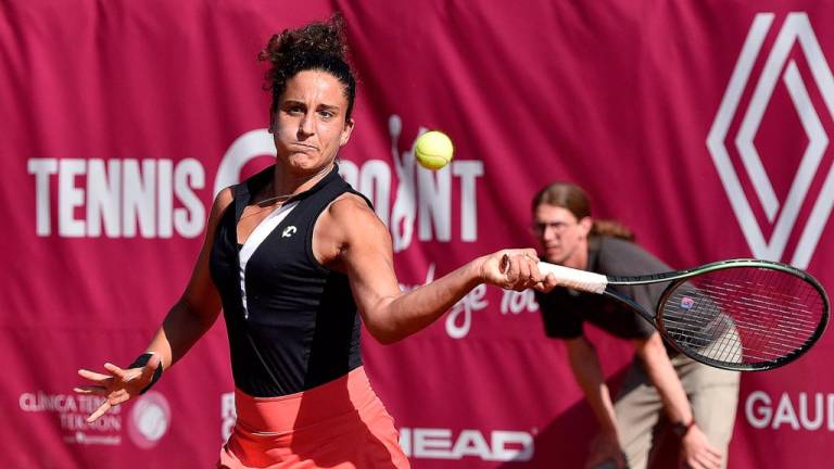 La tenista valenciana Ángela Fita, en el Catalonia Open WTA 125, celebrado en Reus. Foto: CT Reus Monterols