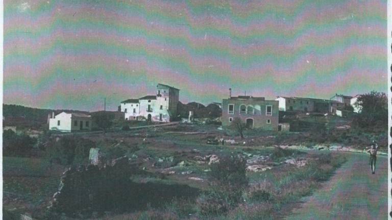 Vista del poble de Molnàs als anys 50. FOTO: CEDIDA