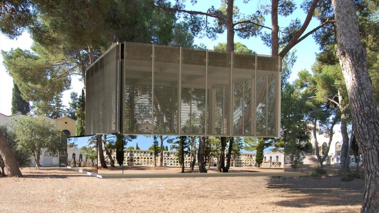 Una recreación del aspecto que tendrá el espacio, que ocupará el lugar donde anteriormente se ubicó el mausoleo de Prim. FOTO: Ayuntamiento de Reus