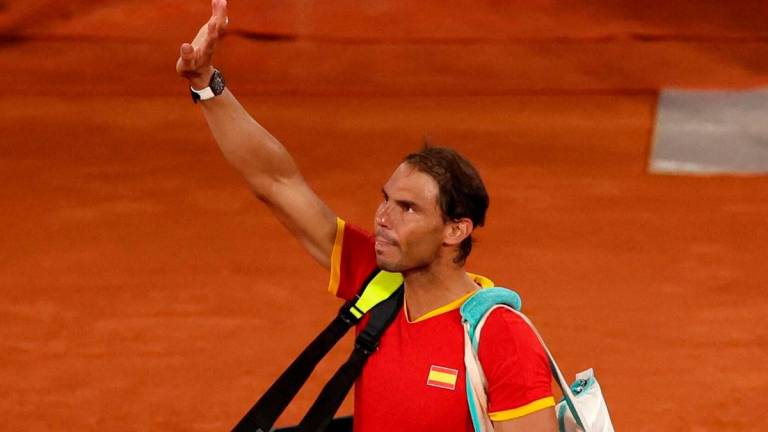 Rafa Nadal, tras caer eliminado en los Juegos Olímpicos de París este verano.