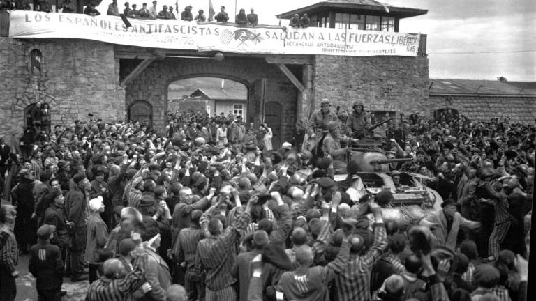 El 5 de mayo de 1945 el ejército de los Estados Unidos libera Mauthausen. FOTO: Donald R. Ornitz, US Army