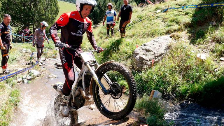 Rafael Sanromà, en acción. FOTO. Cedida