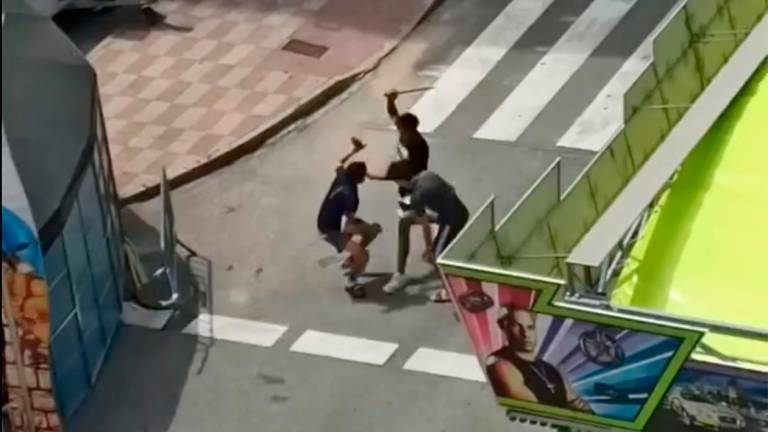 Agresión con machete el pasado día 25 en una calle de Sant Pere i Sant Pau. Foto: DT